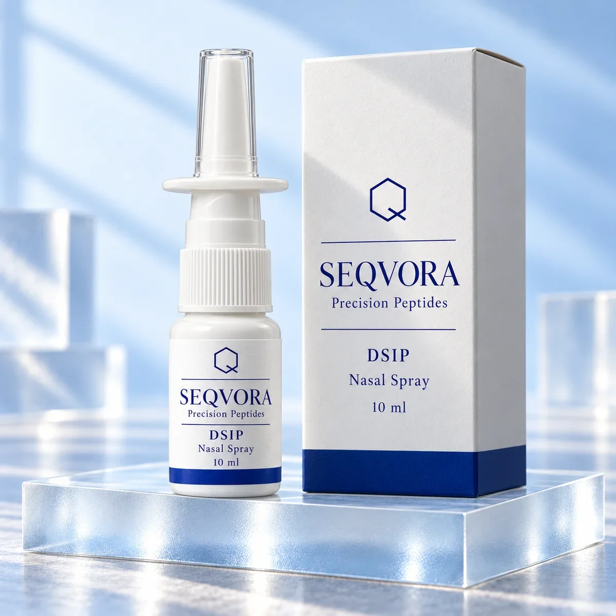 DSIP Nasal Spray, 10 ml — SEQVORA packaging visualization