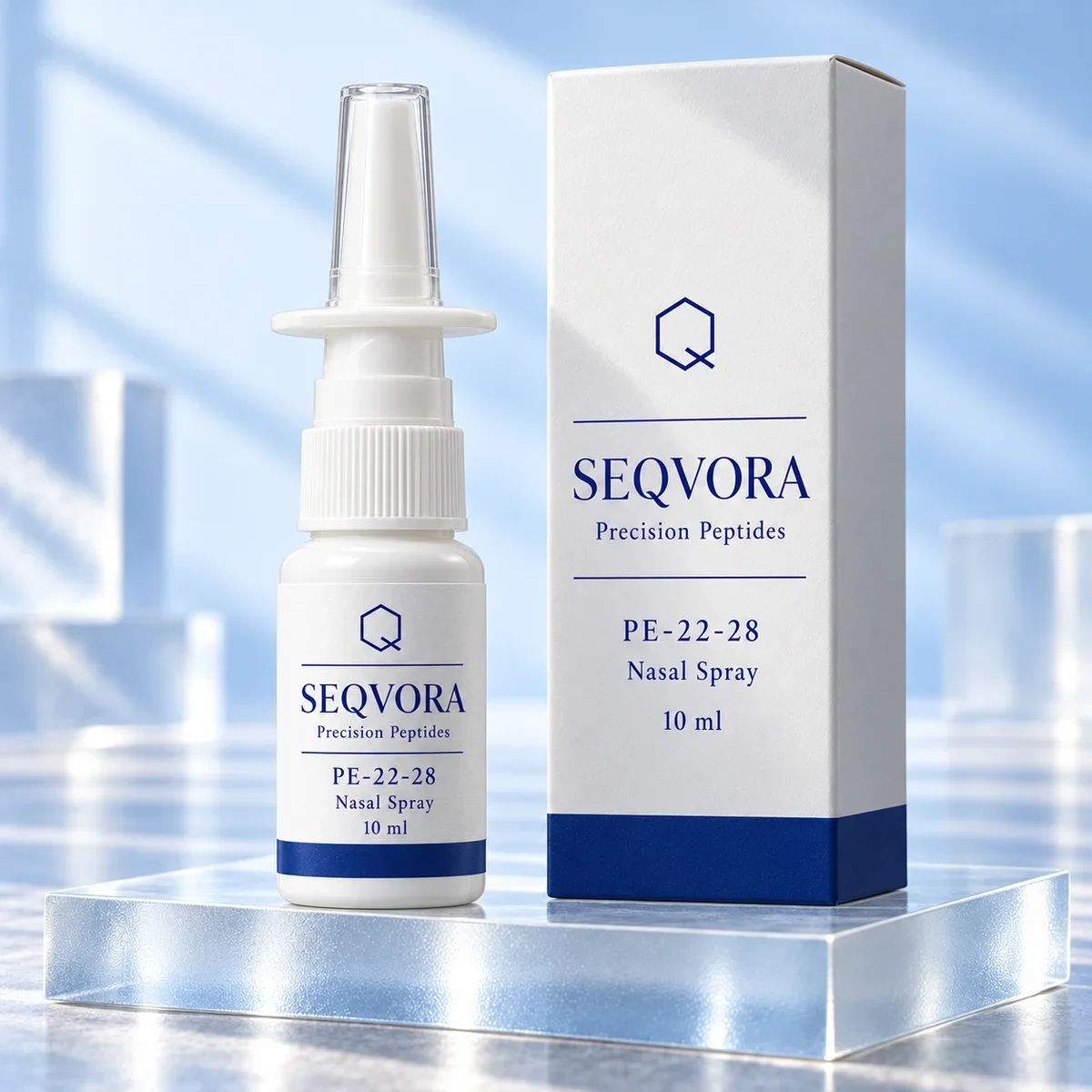 PE-22-28 Nasal Spray, 10 ml — SEQVORA packaging visualization