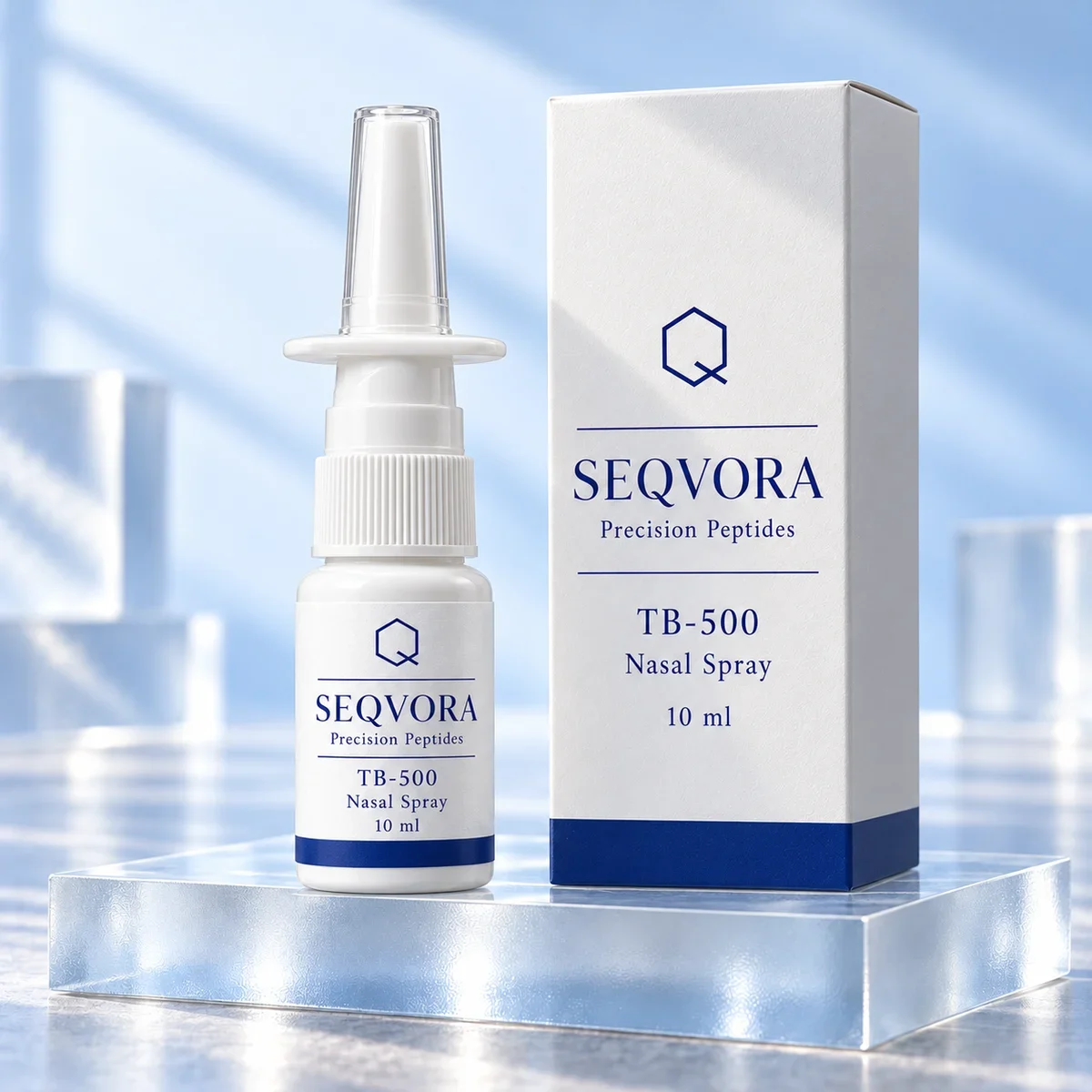 TB-500 Nasal Spray, 10 ml — SEQVORA packaging visualization
